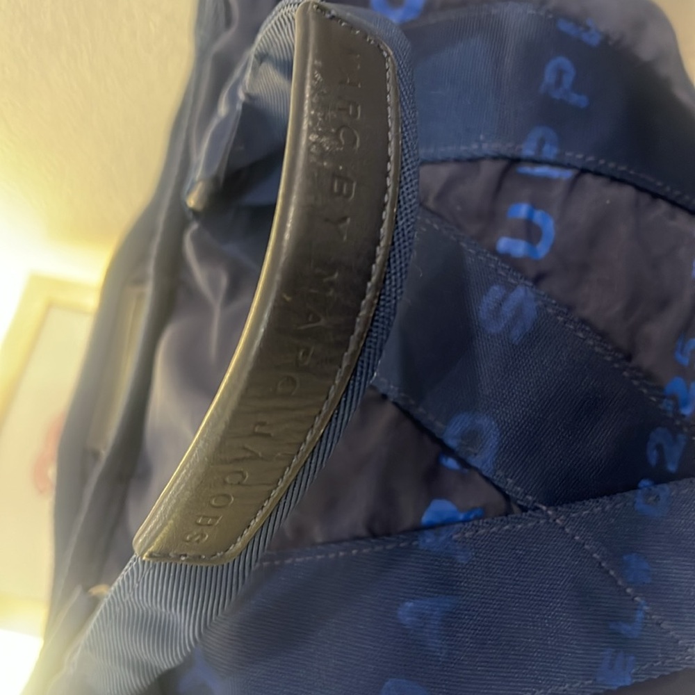Marc By Jacobs Leather Tote Bag Indigo Large Capacity navy/blue 2013 collection - Picture 5 of 16